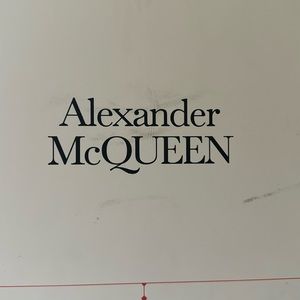 Selling a pair of Alexander McQueen sneake white leather rubber soles size 49E